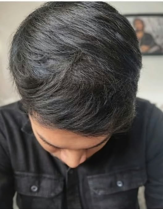 Customer hair journey before