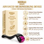 Advanced Derma Roller – 0.5mm Microneedling Device with 540 Needles